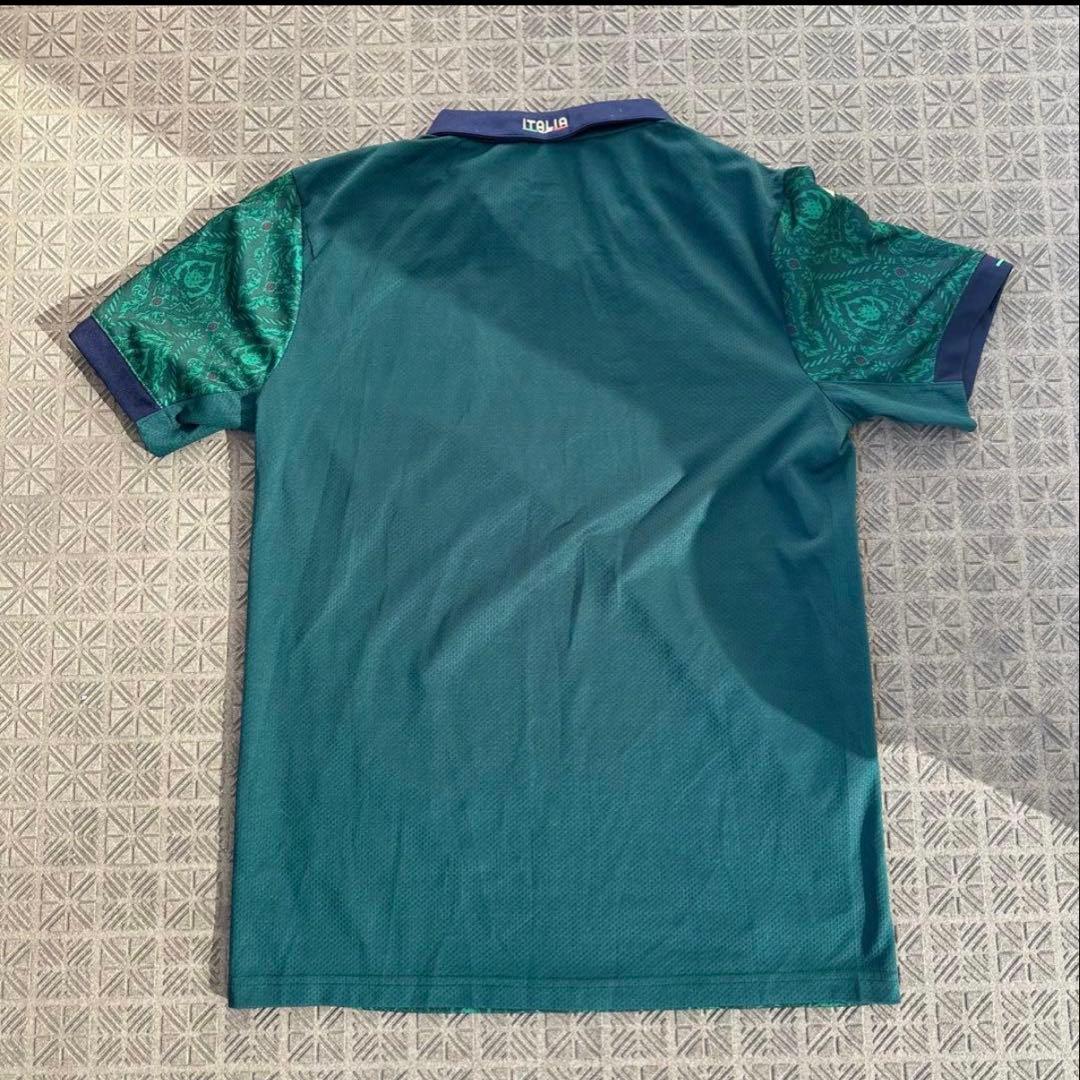 正規品 中古 イタリア代表 19/20 3rd ユニフォーム 緑 - メルカリ