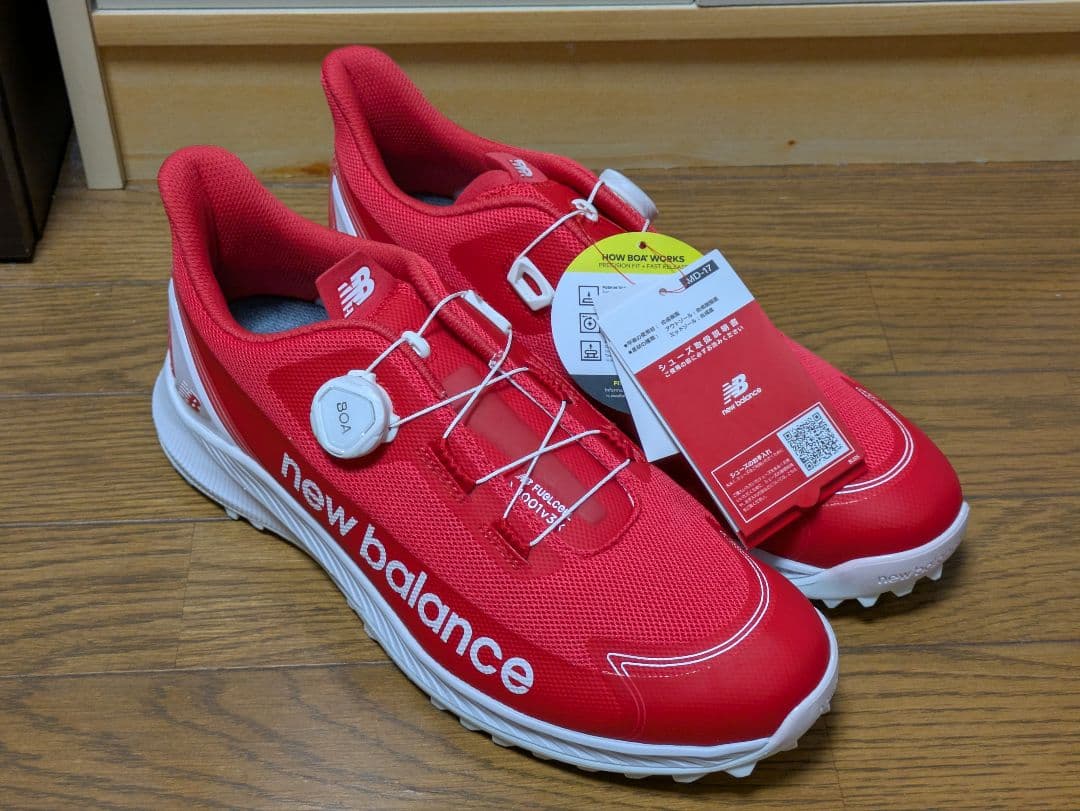 【新品】29.０cm new balance ゴルフシューズ BOA ニューバランス ゴルフシューズ FuelCell 1001 v4 BOA UGB1001 B