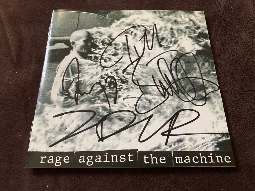 レア　Rage Against the Machine サインCD レイジ レア Rage Against the Machine サインCD レイジ - メルカリ