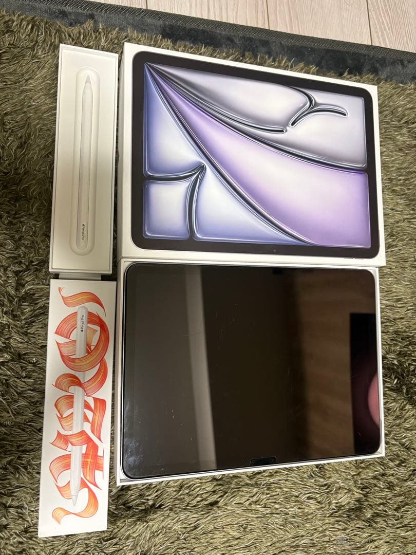iPad air M2 wif 128gb apple pencil proつき iPad Air M2 Unboxing & Setup (with Apple Pencil Pro) - YouTube
