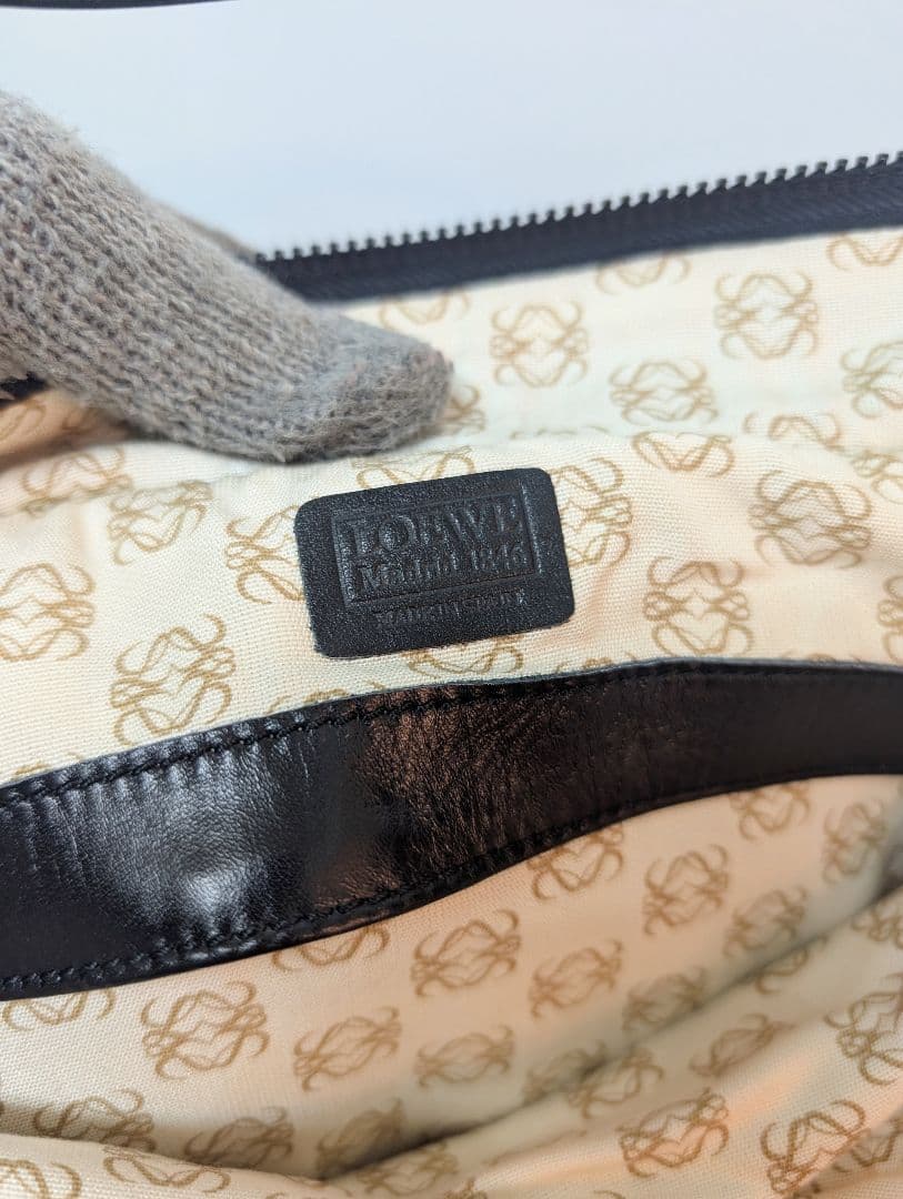 美品 極希少！ロエベ LOEWE アナグラム ミニボストンバッグ