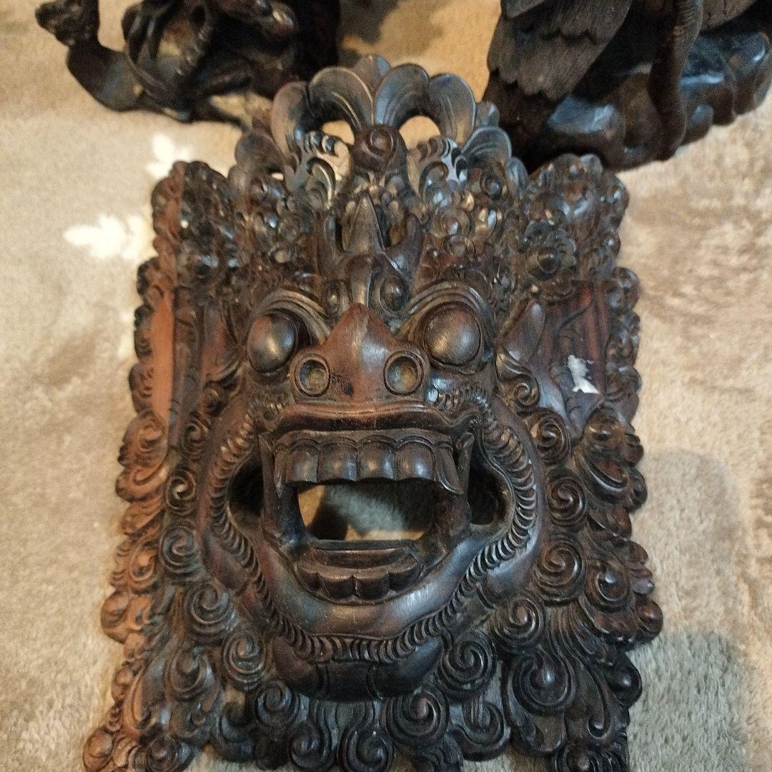 お得✪アジアン木製彫刻セット▷インドネシアセット5点 - メルカリ