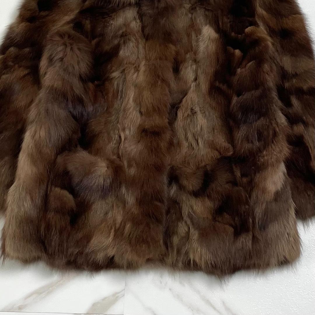 最上級 極美品 ロシアンセーブル SOBOL 毛皮 コート ソボル リアル