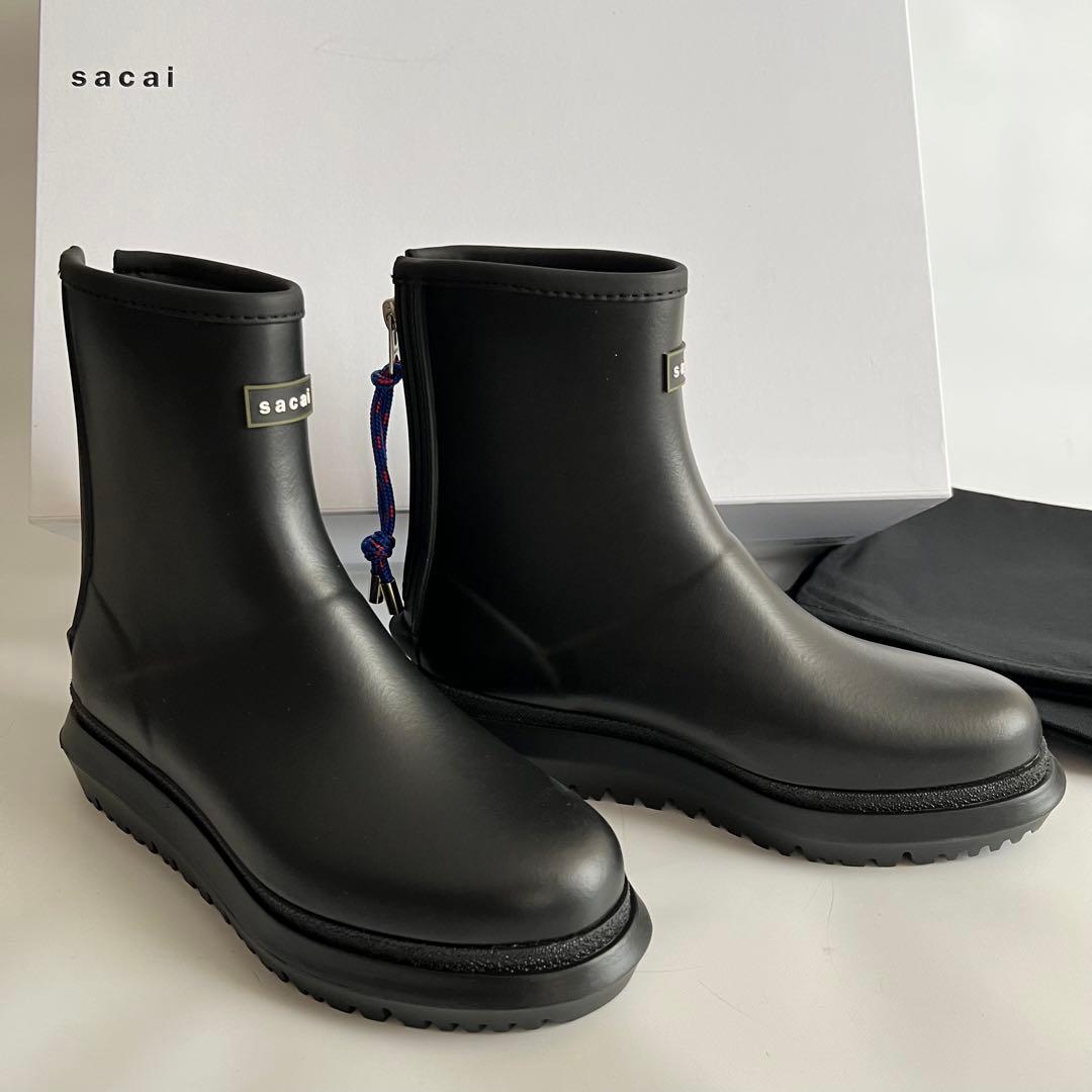 新品 sacai サカイ 25AW Rubber Boots ラバーブーツ S 梅雨のスタイルを格上げするサカイのラバーブーツが登場 | GQ JAPAN