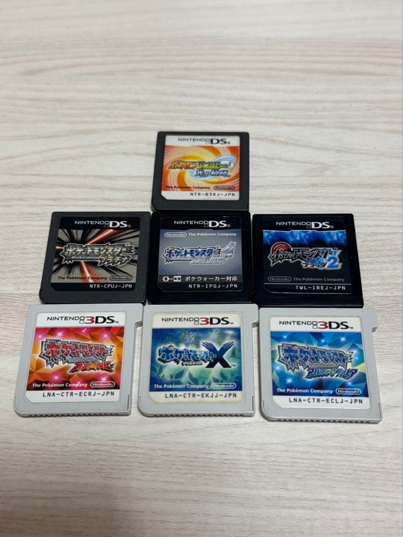 ポケモン DSカセット まとめ売り ポケットモンスター DS 3DS カセット 8本セット まとめ売り ポケモン