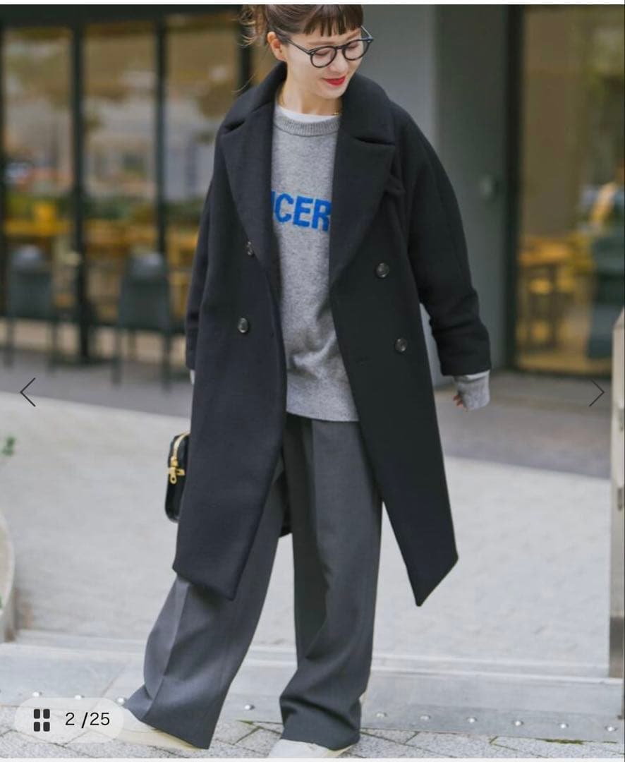 Spick and Span TICCA テントコート ブラック TICCA/ティッカ】テントコート | スピック＆スパン(Spick and Span