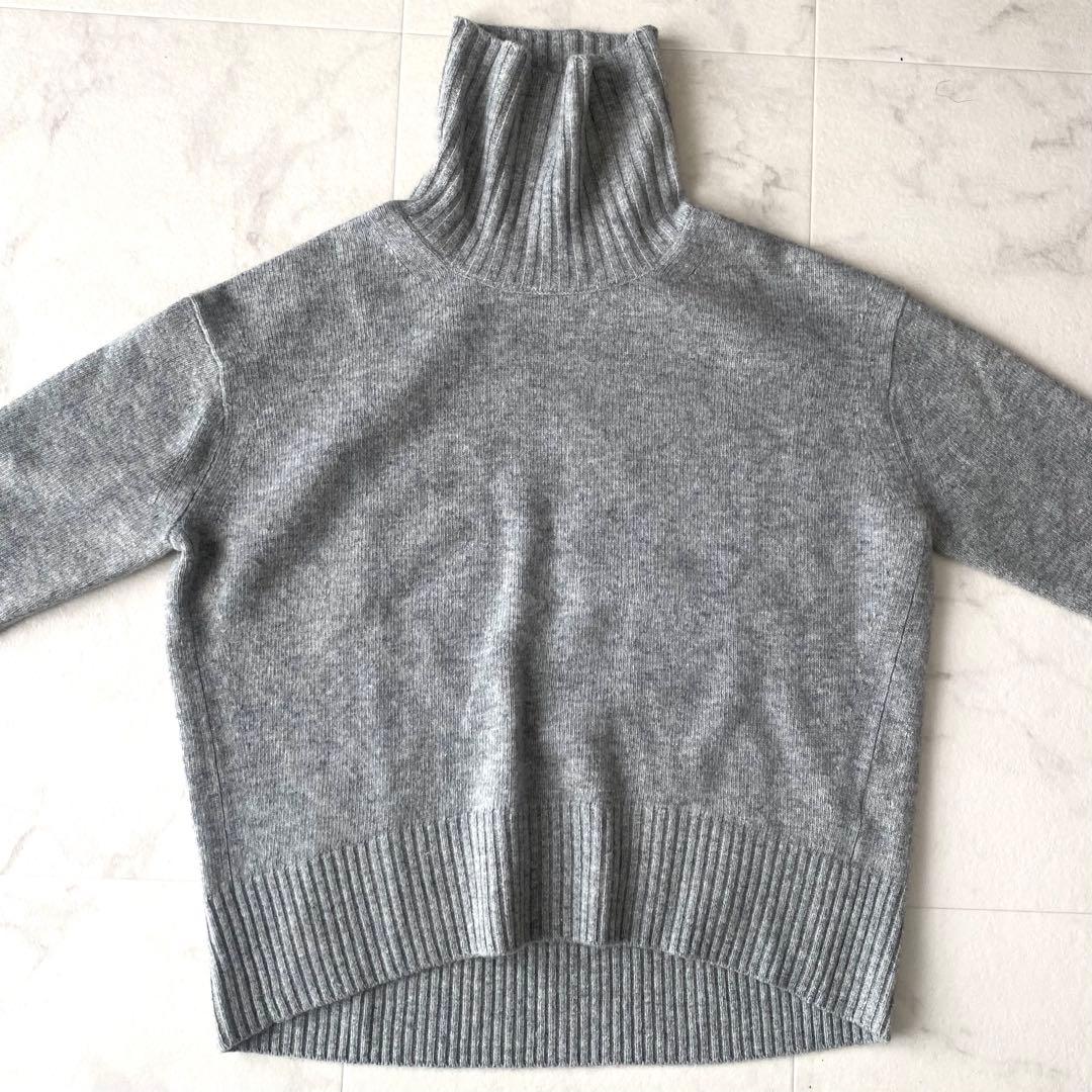 極美品☆エストネーション 柔らか カシミア ハイネックニット タートル