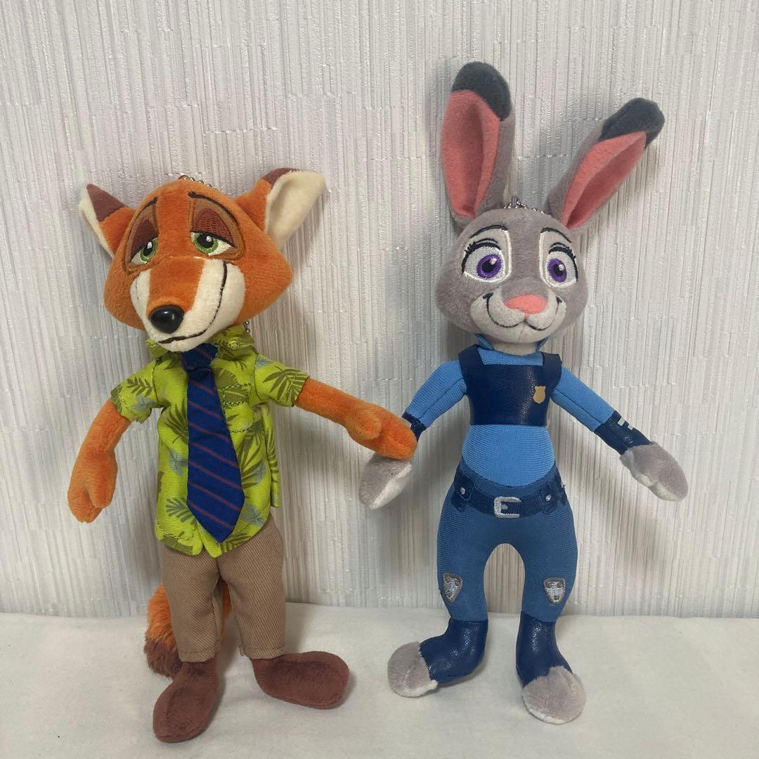 ニック・ワイルド＆ジュディ・ホップス ぬいぐるみセット - メルカリ