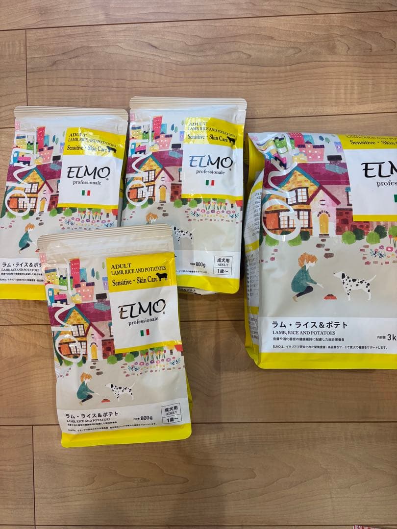 ELMO ラム・ライス＆ポテト 3kg1袋 プラス800グラム 3袋 - メルカリ