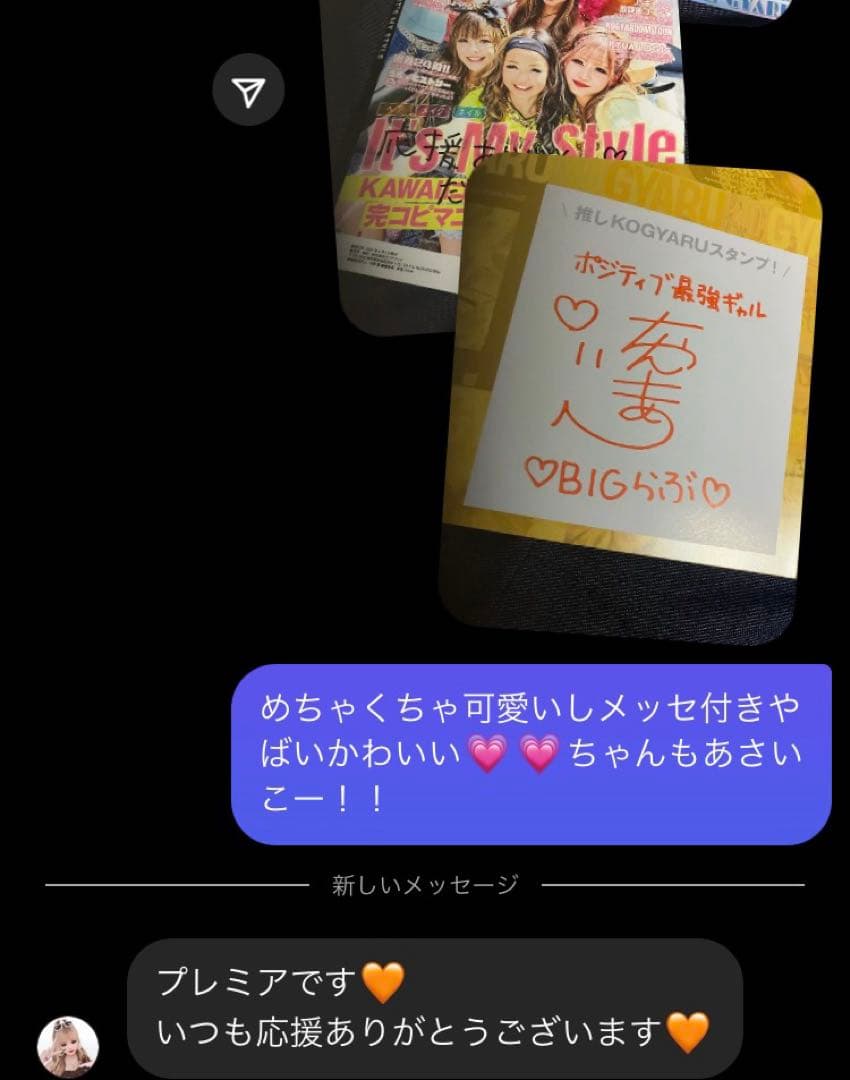 KOGYARU 創刊号 サイン、スタンプ、ビックリマン風シール入り(ちゃんも