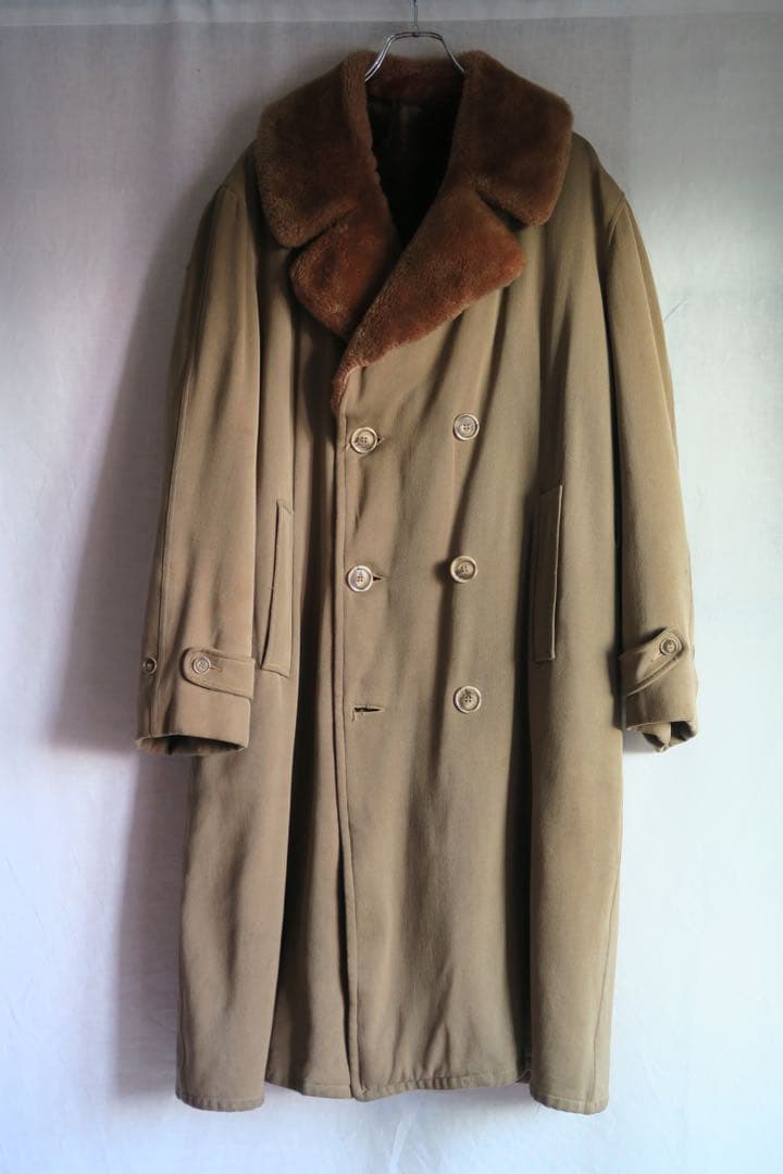 1940-50s US fur coat ファーコート ギャングコート ムートン 1940-50s US fur coat ファーコート ギャングコート ムートン Vintage