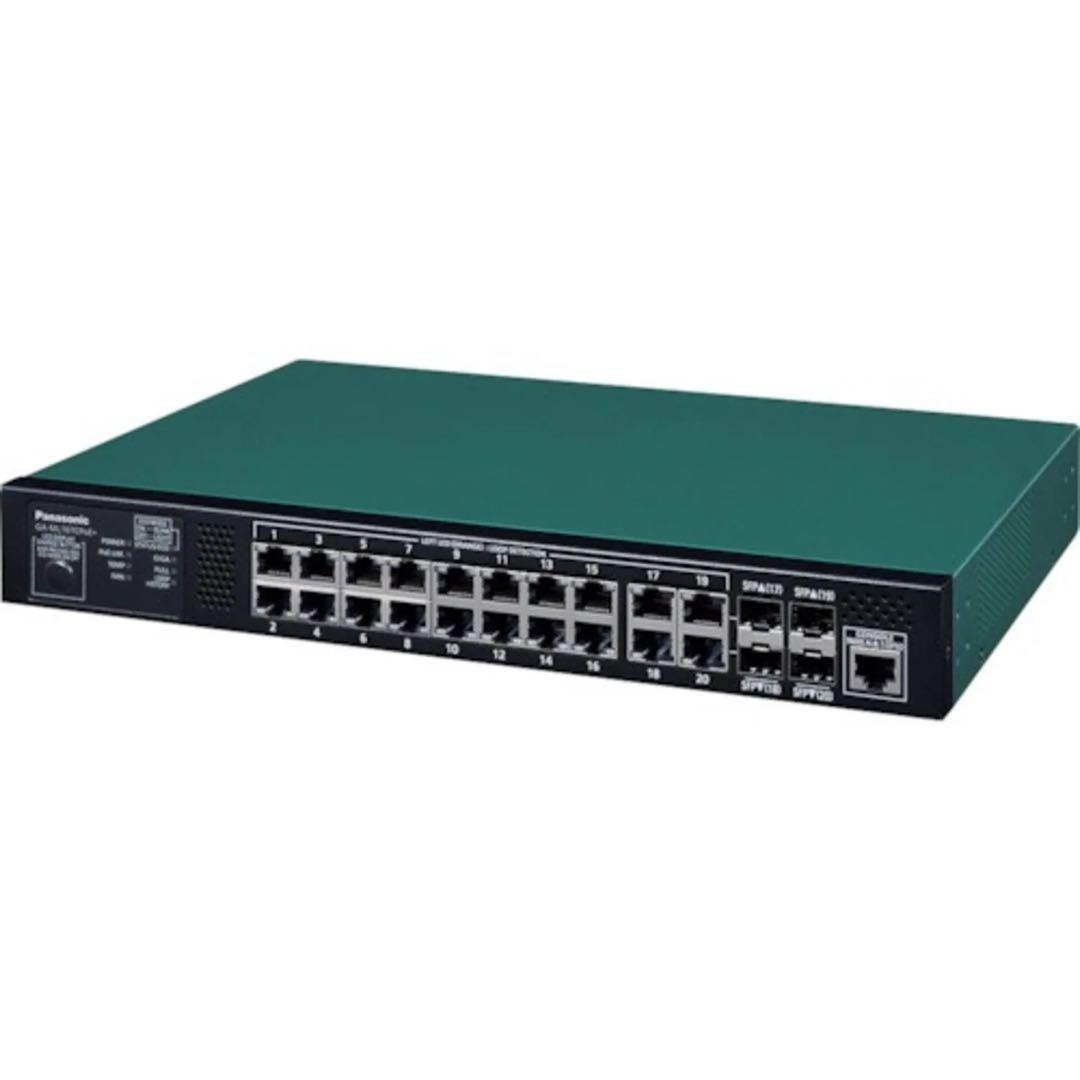 【新品未使用】Panasonic/GA-ML16TCPoE+PN261692 PN261692 Panasonic レイヤ2 PoE給電スイッチングハブ GA-ML16TCPoE+:
