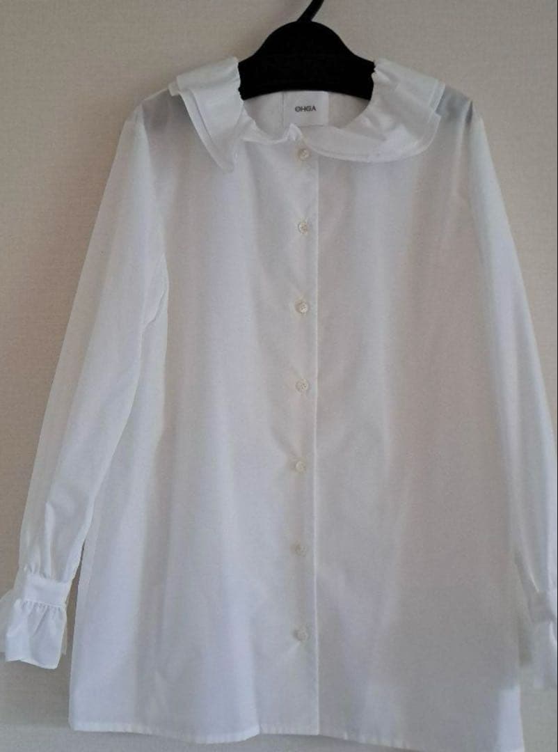 美品】OHGA WAFFLE BLOUSE - メルカリ