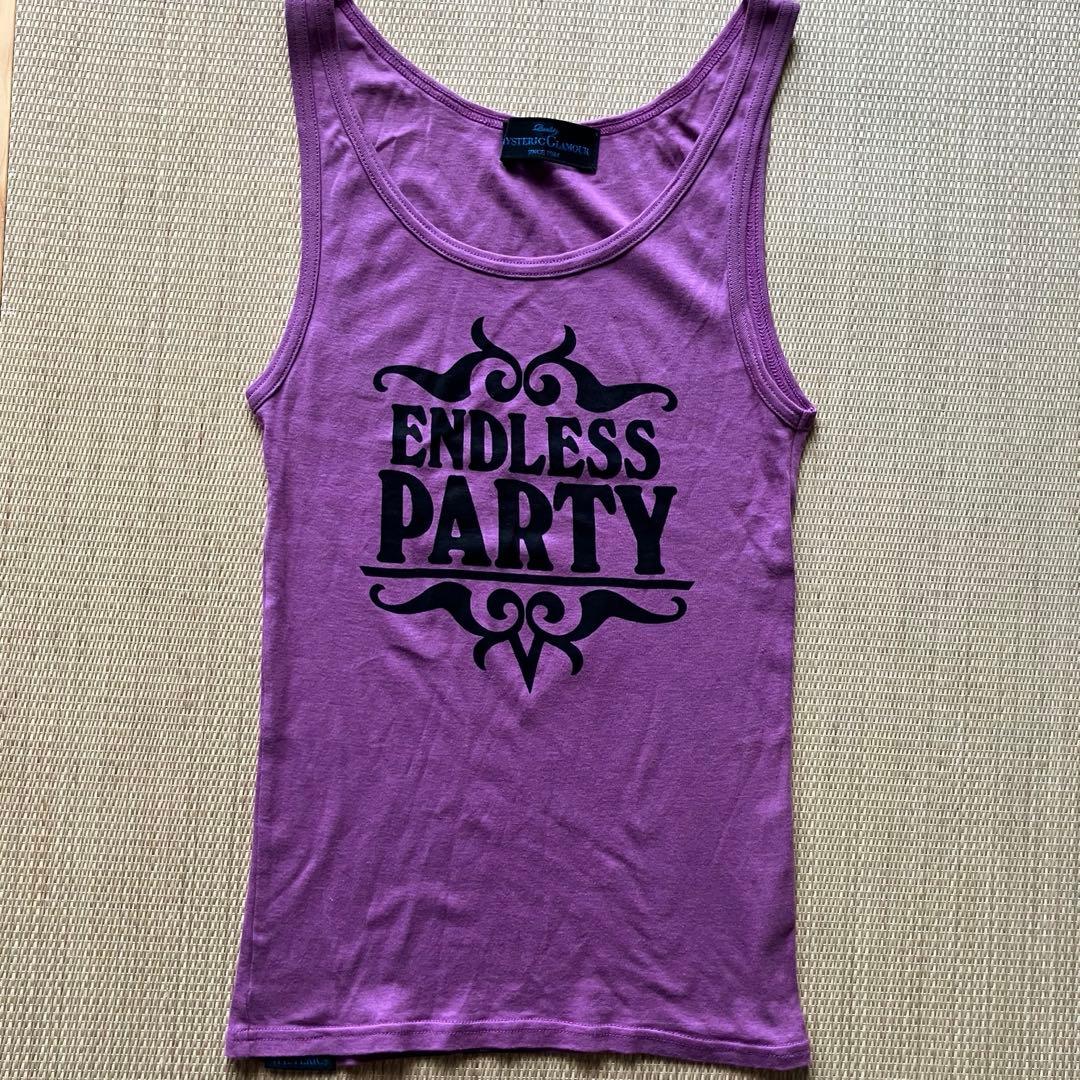 状態良好❗️】00's HYSTERIC GLAMOUR 紫 総柄 タンクトップ - メルカリ