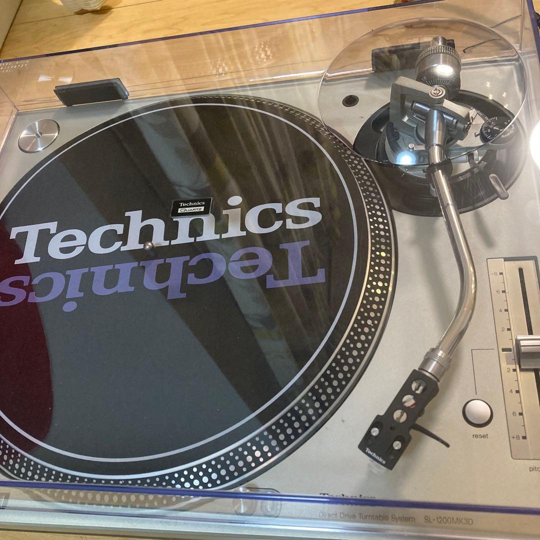 美品　Technics SL-1200MK3D 1台 Technics SL1200MK3D Silver Set Direct Drive DJ Maintained