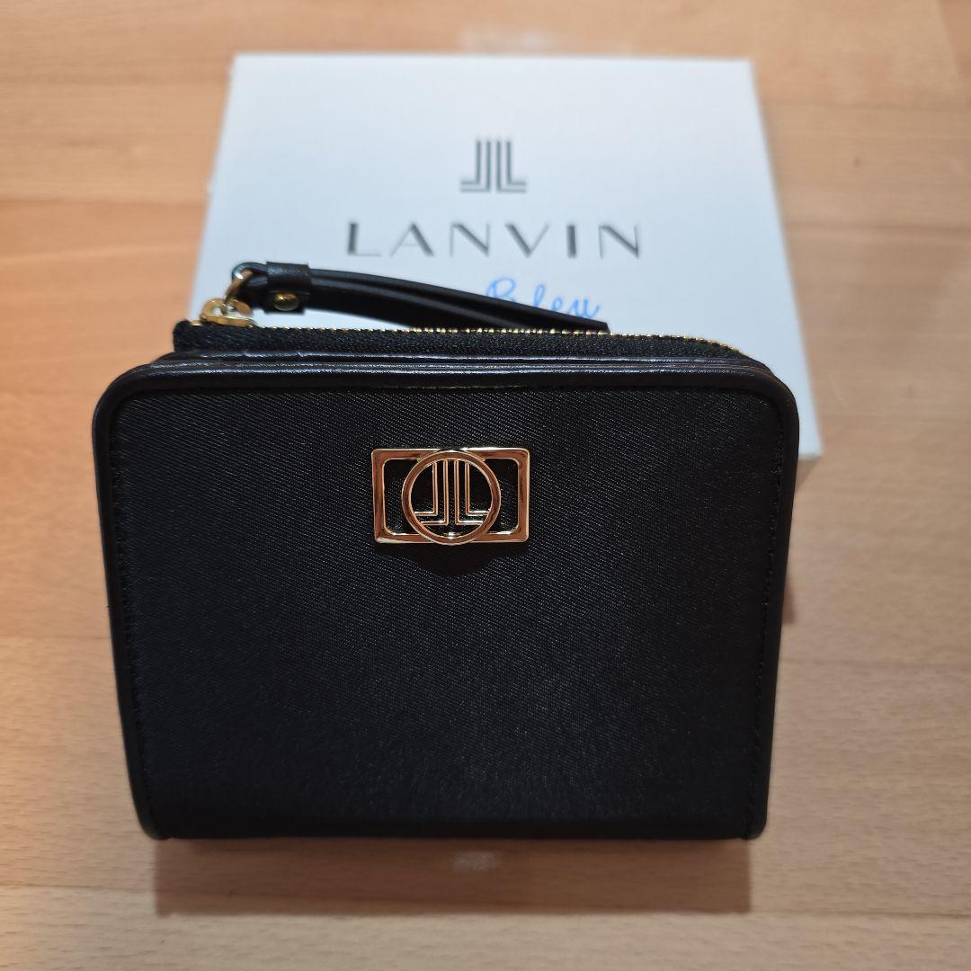 新品未使 LANVIN 折り財布 LANVIN COLLECTION 【ランバンコレクション】ラペリパース 二つ折り