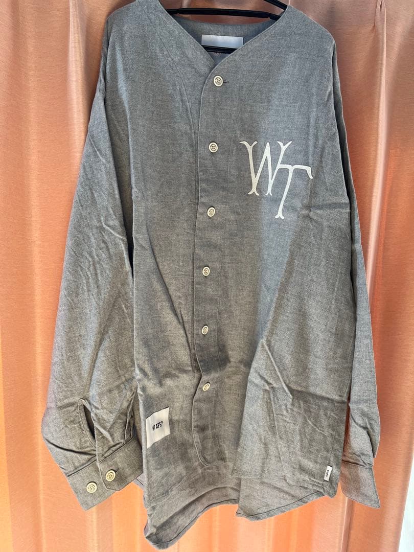 WTAPSダブルタップス LEAGUE ベースボールシャツ WTAPS/ダブルタップス】LEAGUE/SS/COTTON.OXFORD リーグシャツ【買取