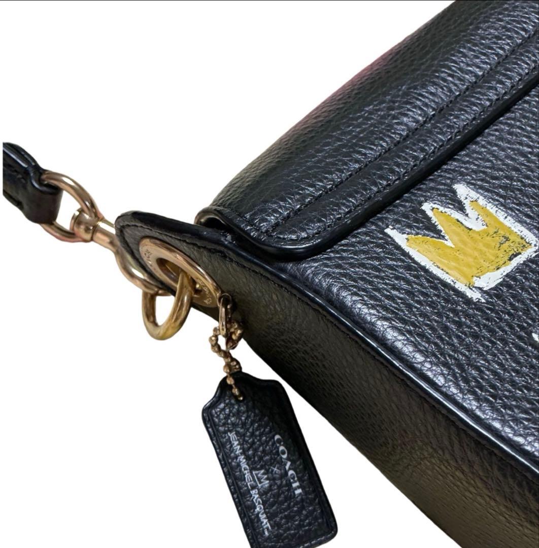 コーチ COACH バスキア コラボ レザー ショルダーショルダーにもバック