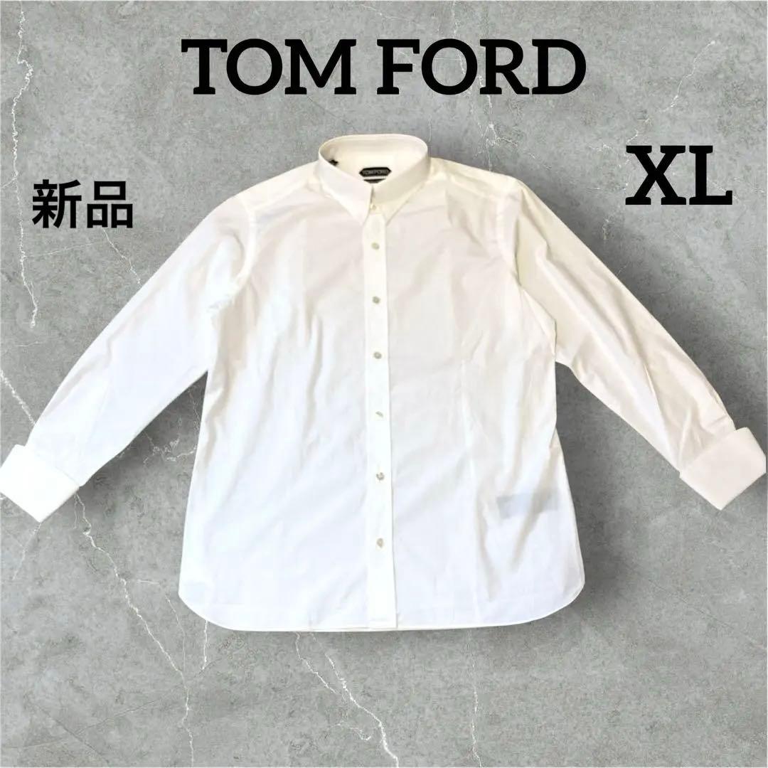 新品❣️TOM FORD 長袖ワイシャツ 白　42　XL 新品❣️TOM FORD 長袖ワイシャツ 白 42 XL