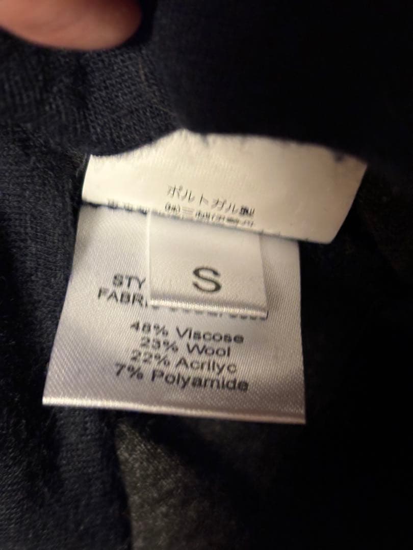 RafSimons ラフシモンズ 薄手ニットパーカー バイカラー - メルカリ
