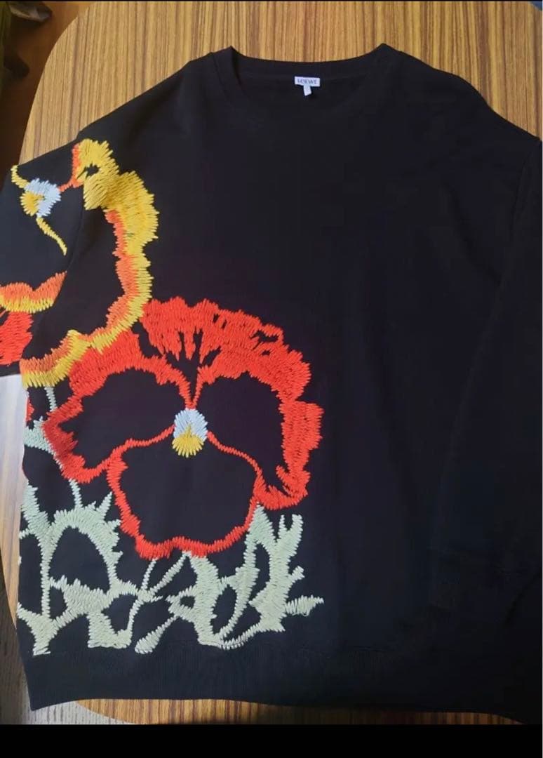 本日限定商品ロエベLOEWEジョーブレイナードパンジー花柄刺繍