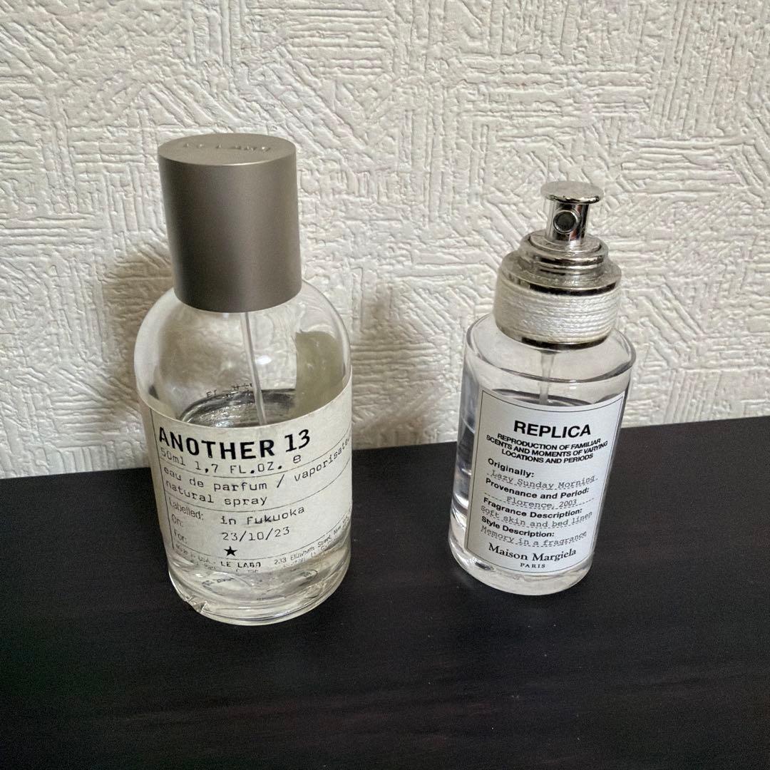 アナザー13 & レイジーサンデーモーニング LE LABO・miu miu・Maison Margiela Fragrancesの香水を使った口コミ