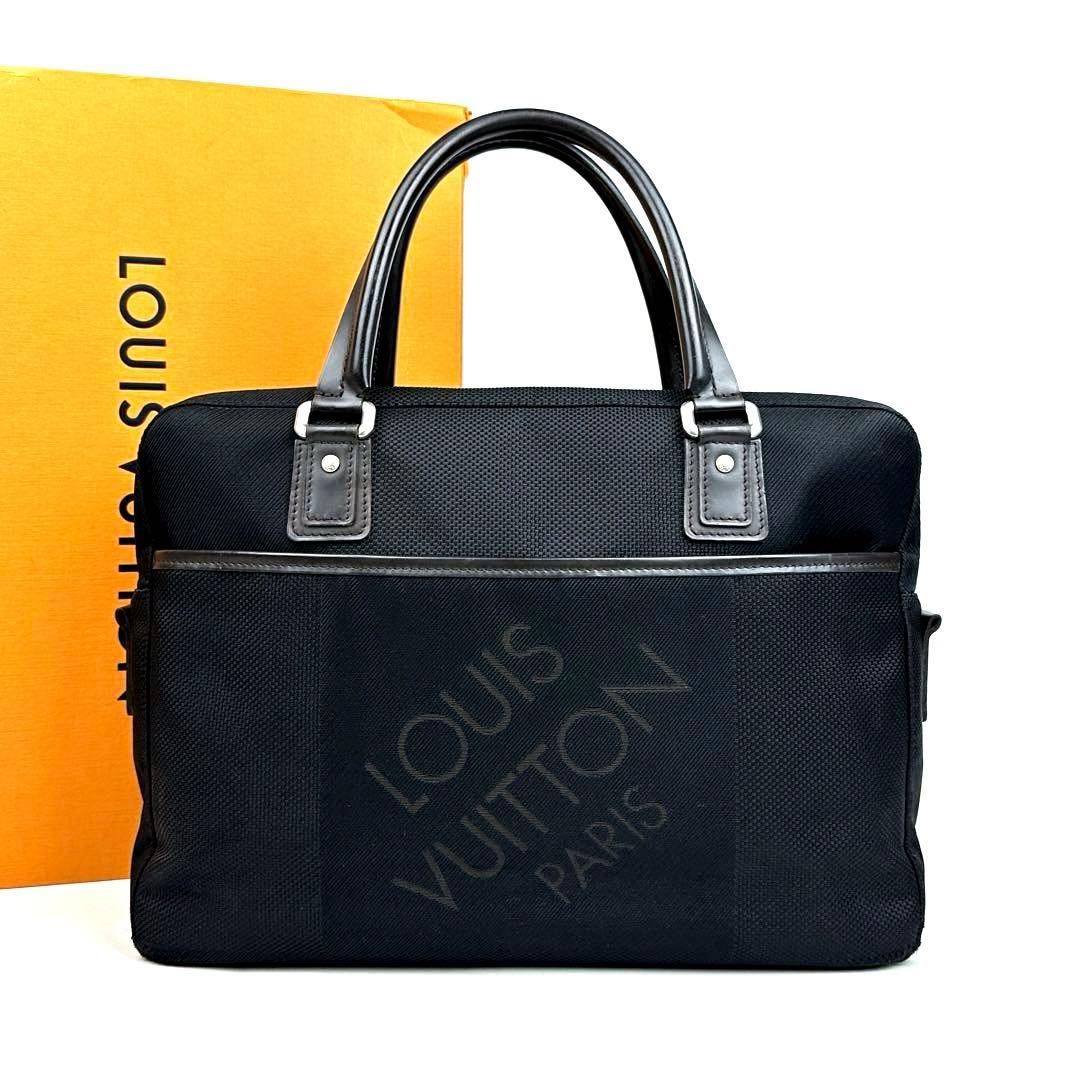 美品 ルイヴィトン ダミエ ジェアン ヤック Ｍ93082 ビジネスバッグ 黒 楽天市場】LOUIS VUITTON ルイヴィトン M93082 ダミエジェアン ヤック