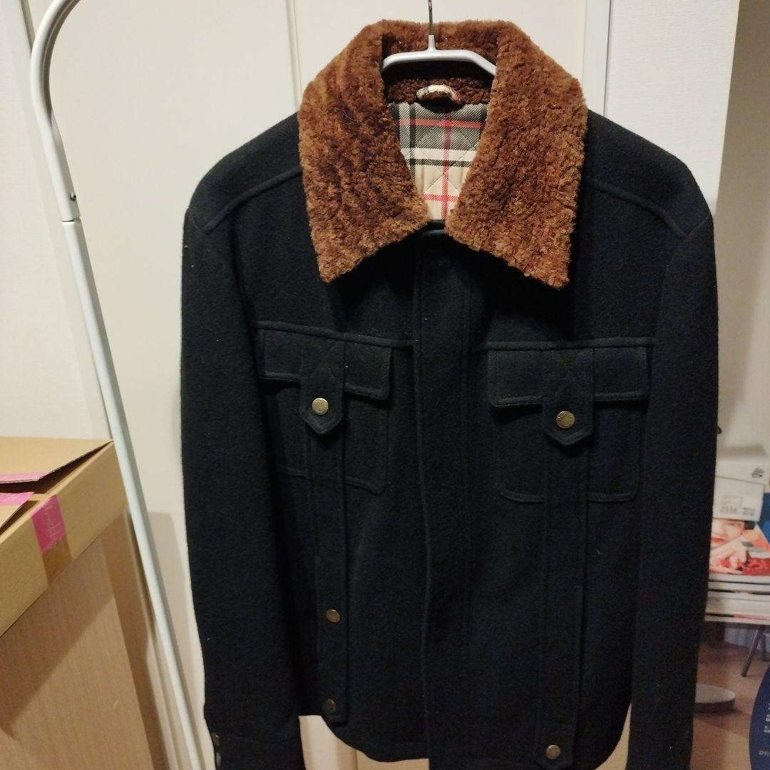 D&G DOLCE&GABBANAファー襟 黒ジャケット ボタン付き DOLCE&GABBANA（ドルチェ & ガッバーナ） ドルガバ テーラード