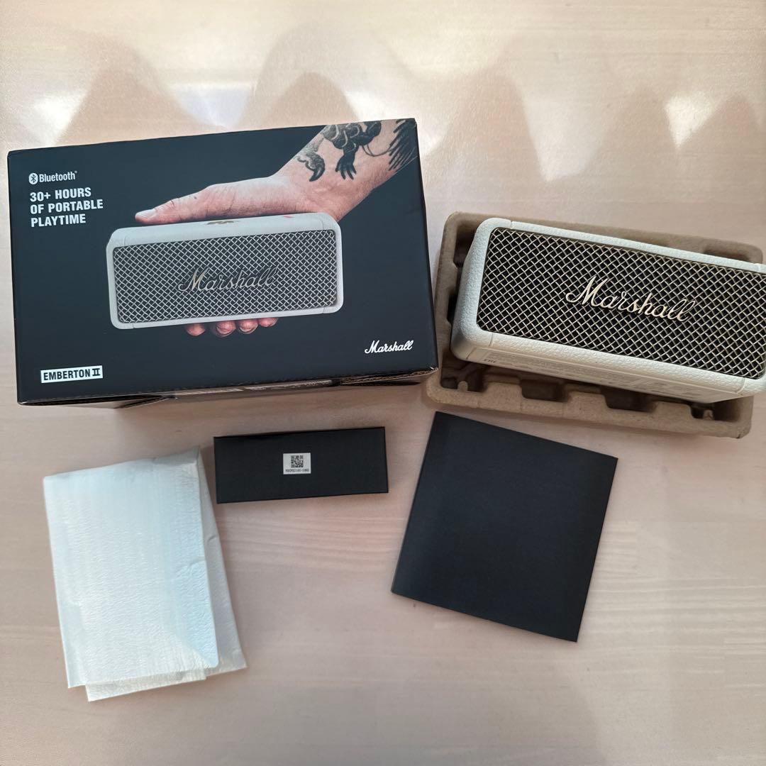 Marshall EMBERTON II ワイヤレススピーカー　箱有り Marshall/マーシャル】EMBERTON II ポータブルスピーカー – BASIC AND
