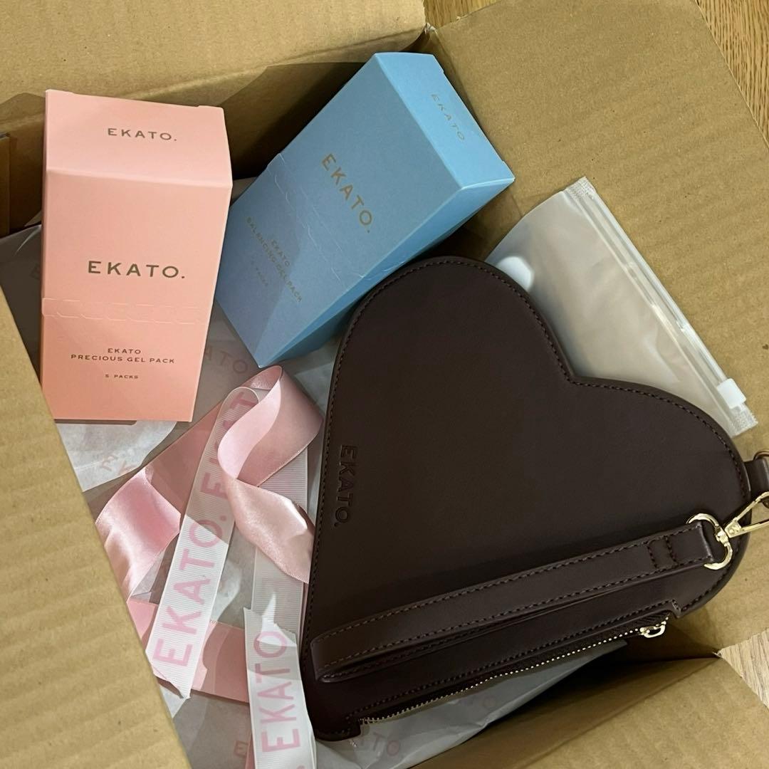 【新品未使用】EKATO.炭酸パック2種セットおまけポーチ付き PRECIOUS GEL PACK 31 DAYS – EKATO.