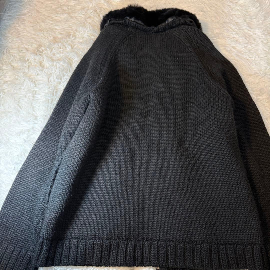 BURBERRY BLACK LABEL チェック柄ニットセーター サイズ2 BURBERRY