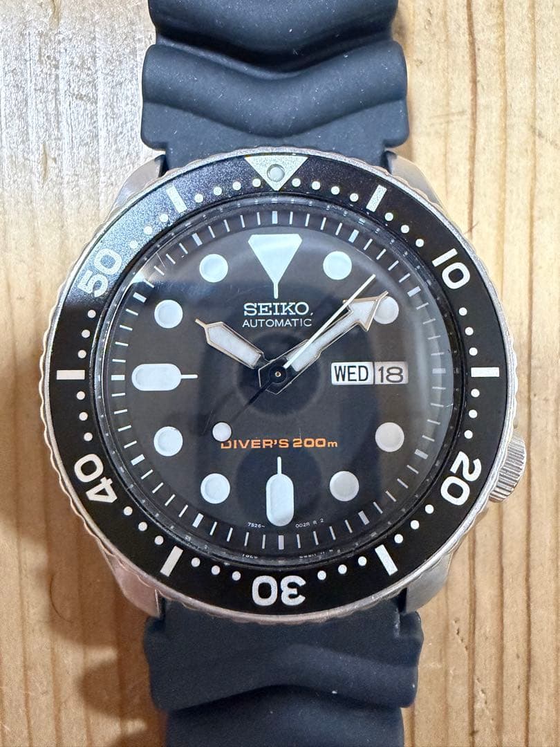 ブラックボーイ SKX007 SEIKO ダイバーズ200m 7s26-0020 - メルカリ