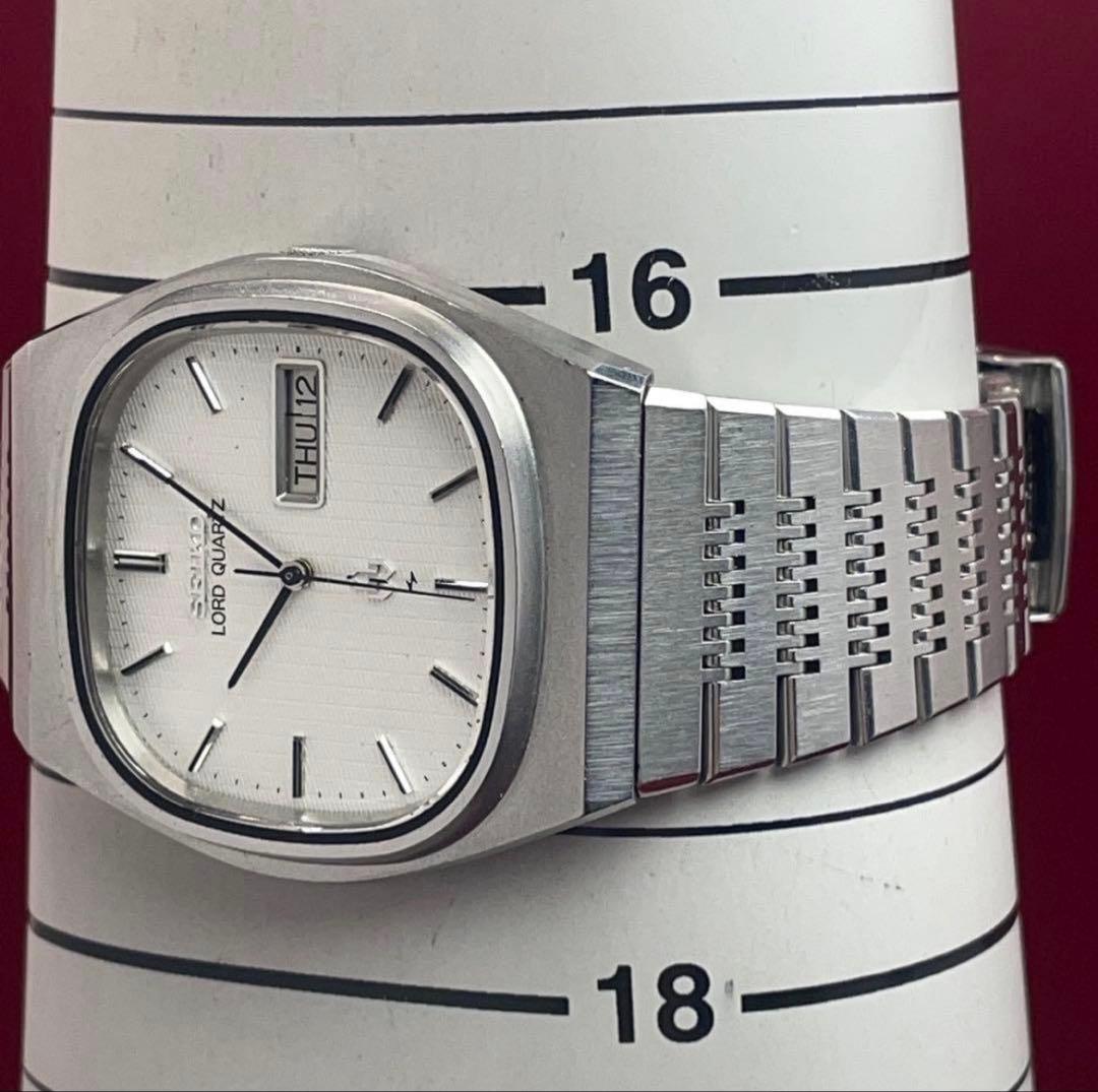OH済】SEIKO セイコー ロードクォーツ 純正SSベルト 電池交換済 希少