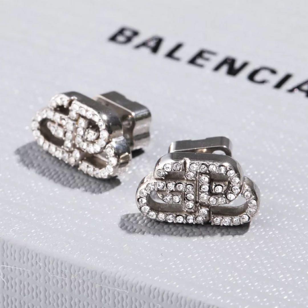 バレンシアガ BALENCIAGA ライフストーン ピアス BALENCIAGA（バレンシアガ） ピアス BALENCIAGA BB ラインストーン