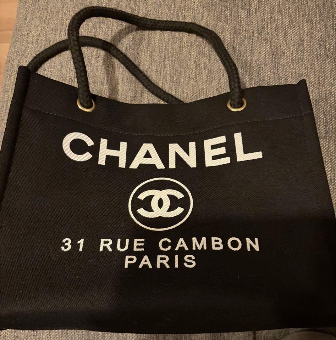 限定品 ノベルティ CHANEL ブラック トートバッグ - メルカリ