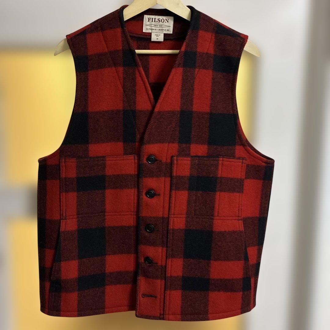 Filson マッキーノウールベスト　M 美品 FILSON フィルソン MACKINAW WOOL BEST マッキーノウールベスト ALASKA
