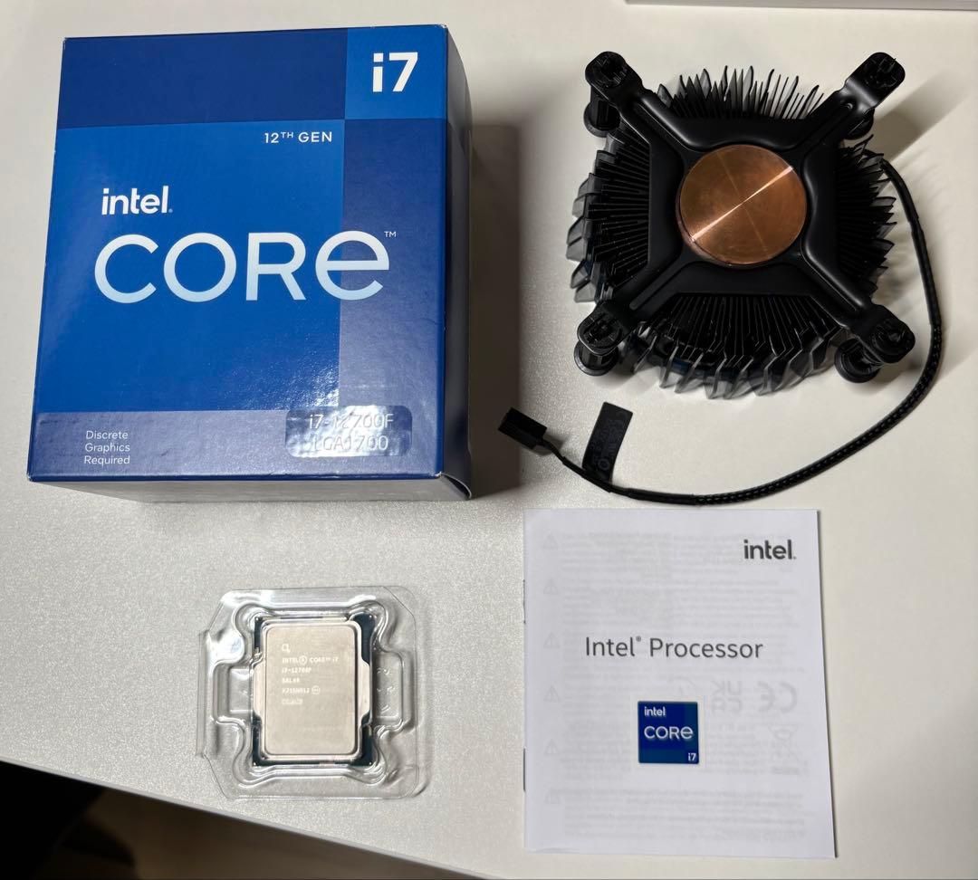 CPU intel CORE i7 12700F Intel Core i7-12700F Desktop Processor - 12 Cores (8P+4E) & 20