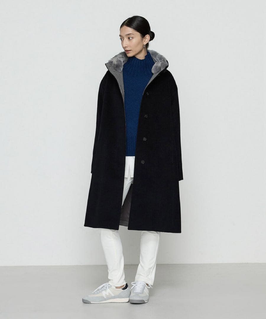 最終価格！K.T KIYOKO TAKASE 美品リアルファー ロングコー