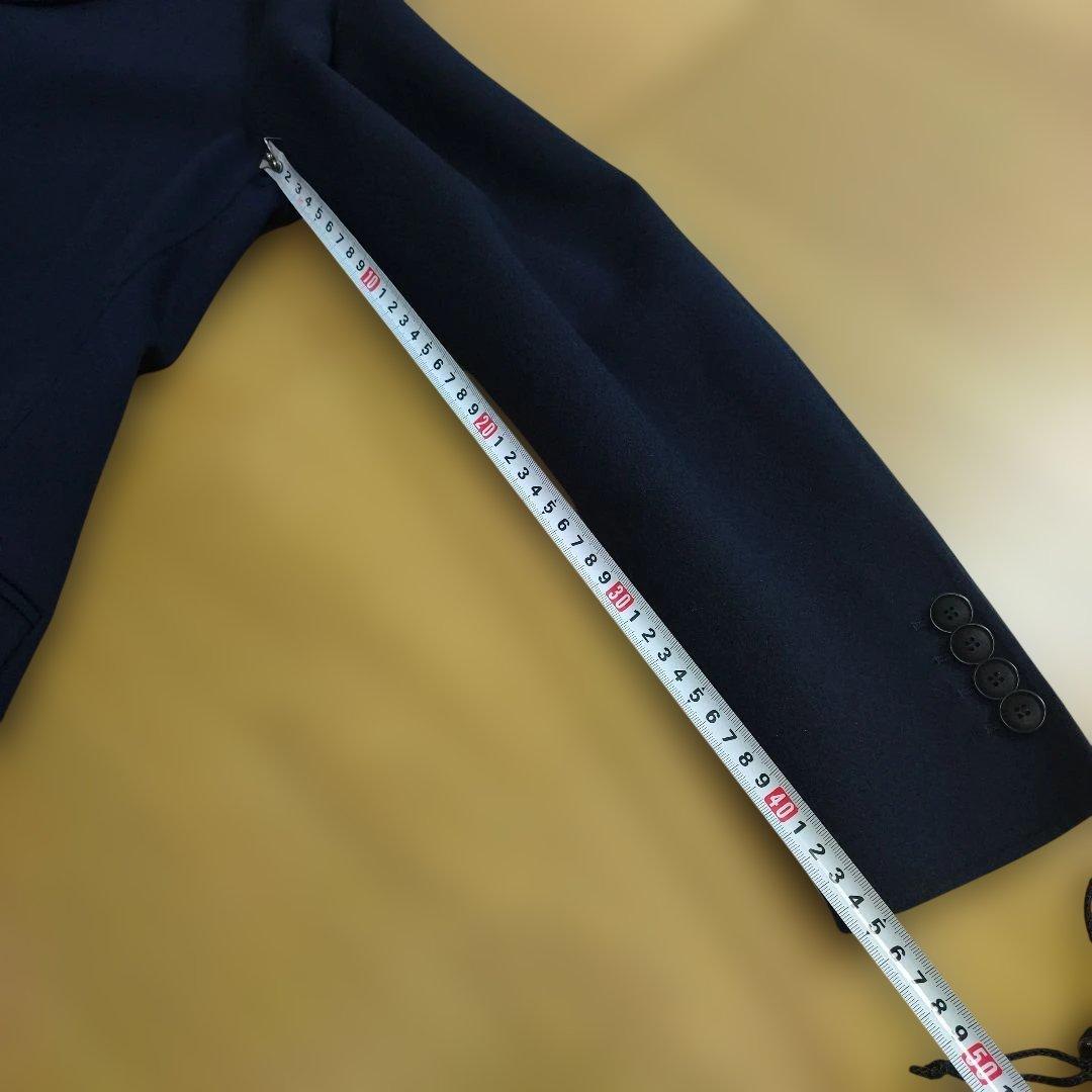 Giorgio Armani ネイビー ダブルブレストカシミヤコート Мサイズ