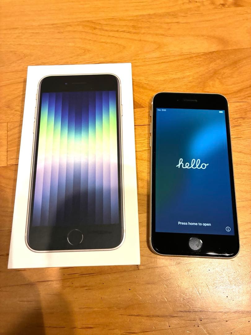 【美品　匿名便発送】Apple iPhone SE 第3世代 128GB Apple iPhone SE 第3世代 128GB ミッドナイト iPhone iPhone SE（第3