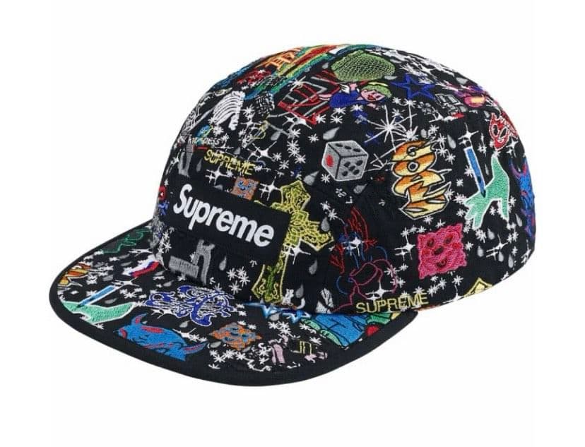 Supreme AOI Embroidered Camp Cap Black - メルカリ