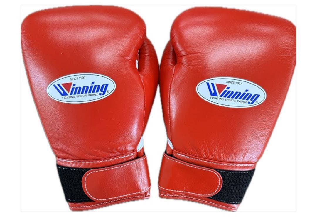 Winning ボクシンググローブ 10oz レッド Winning（ウイニング） 受注生産 ボクシング グローブ マジックテープ