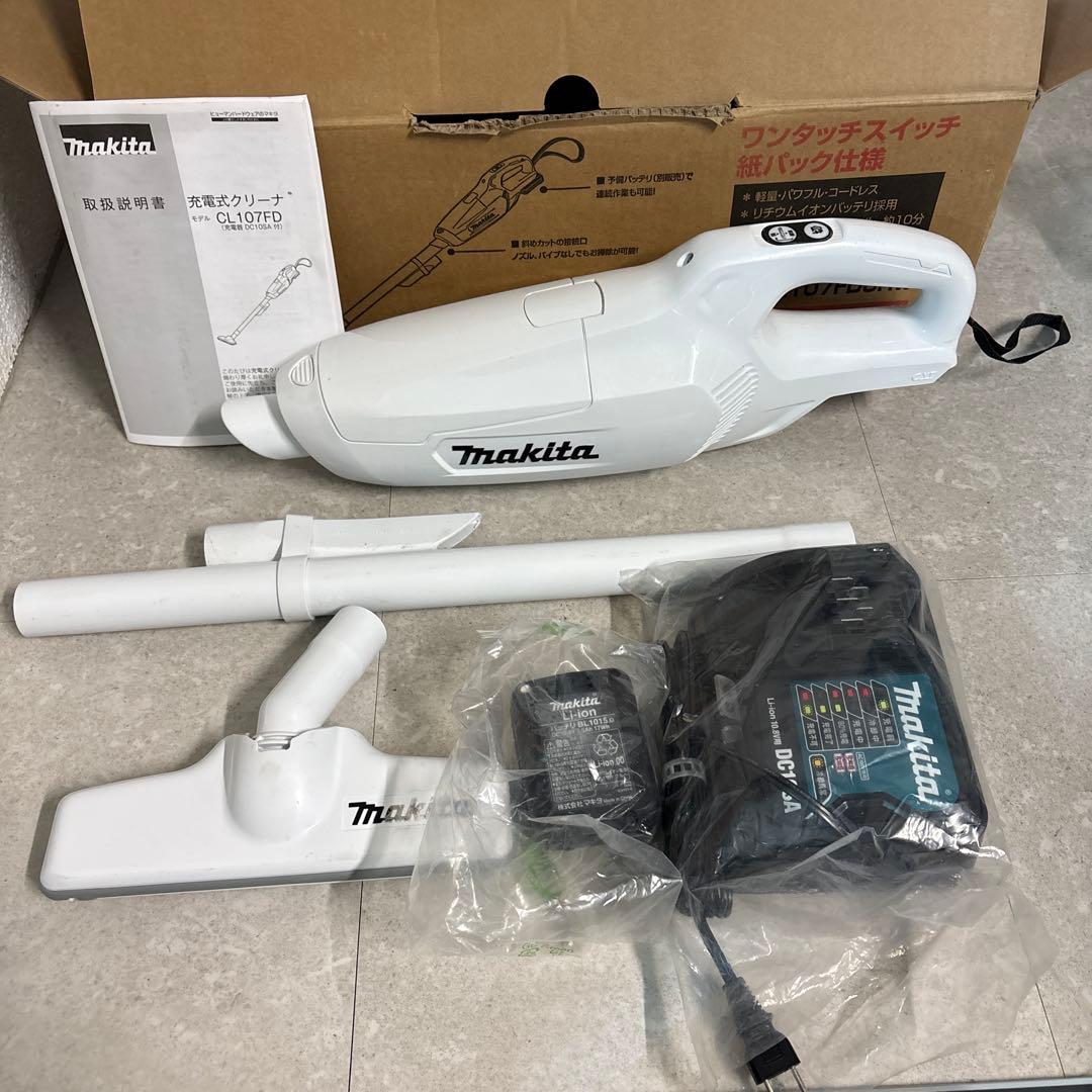 Makita コードレス掃除機 CL107FDSHW マキタ（makita） 【正規店】 コードレス掃除機 充電式クリーナー