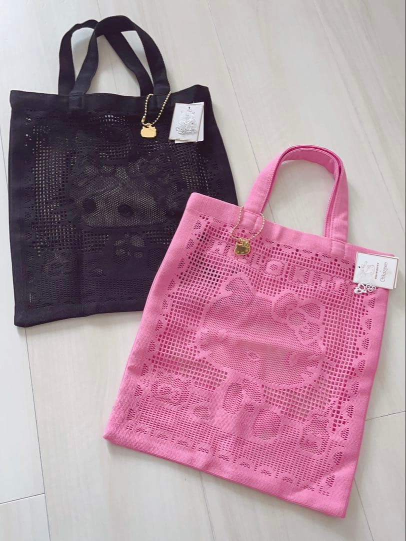 ⭐︎新品未使用⭐︎近沢レース レースエコバッグ ハローキティ2点