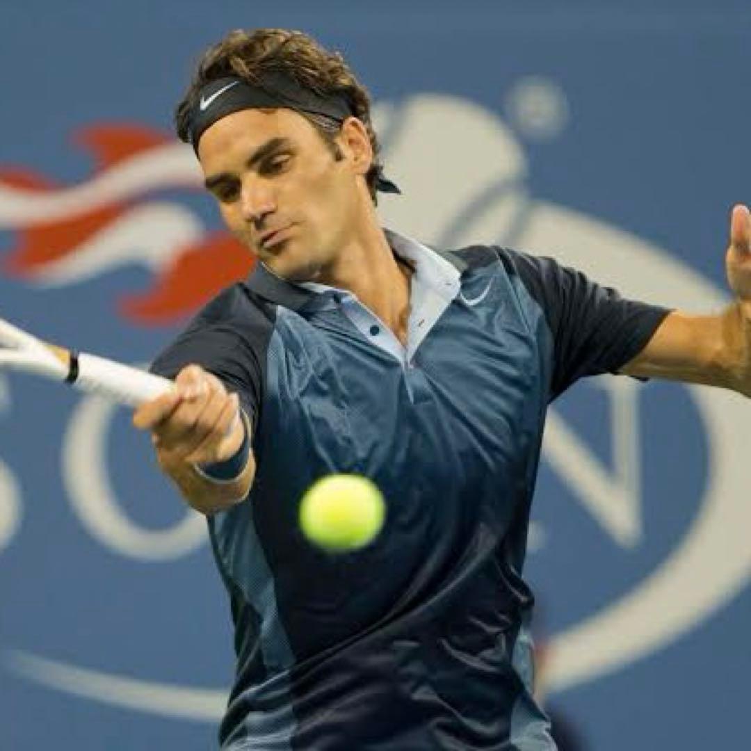 フェデラー　ナイキ　ポロシャツ テニス　ウェア　L RF nike ナイキ テニスウェア フェデラー Lサイズ｜Yahoo!フリマ（旧PayPayフリマ）