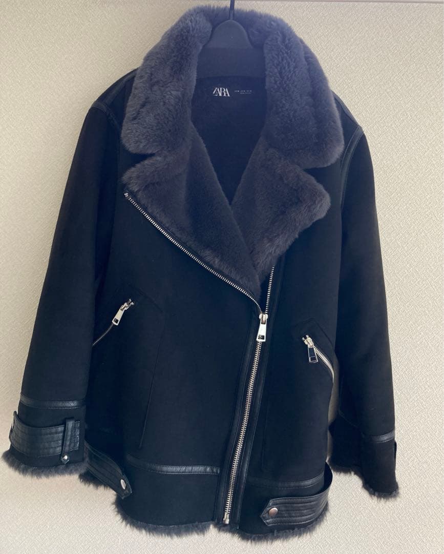 かおりん様専用！ZARA フェイクファーダブルフェイスジャケット moussy