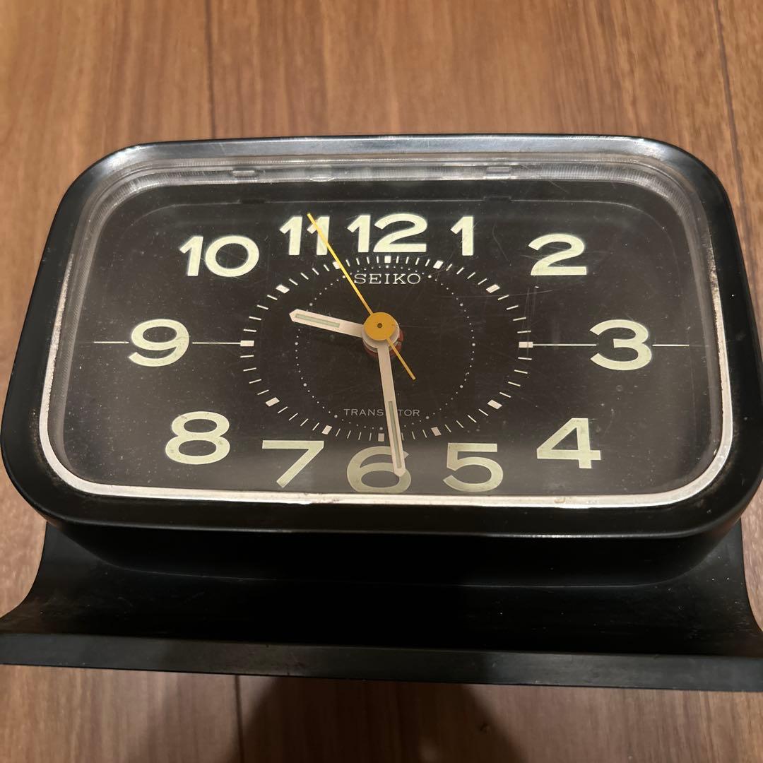 SEIKO 置き時計 昭和レトロ ジャンク - メルカリ