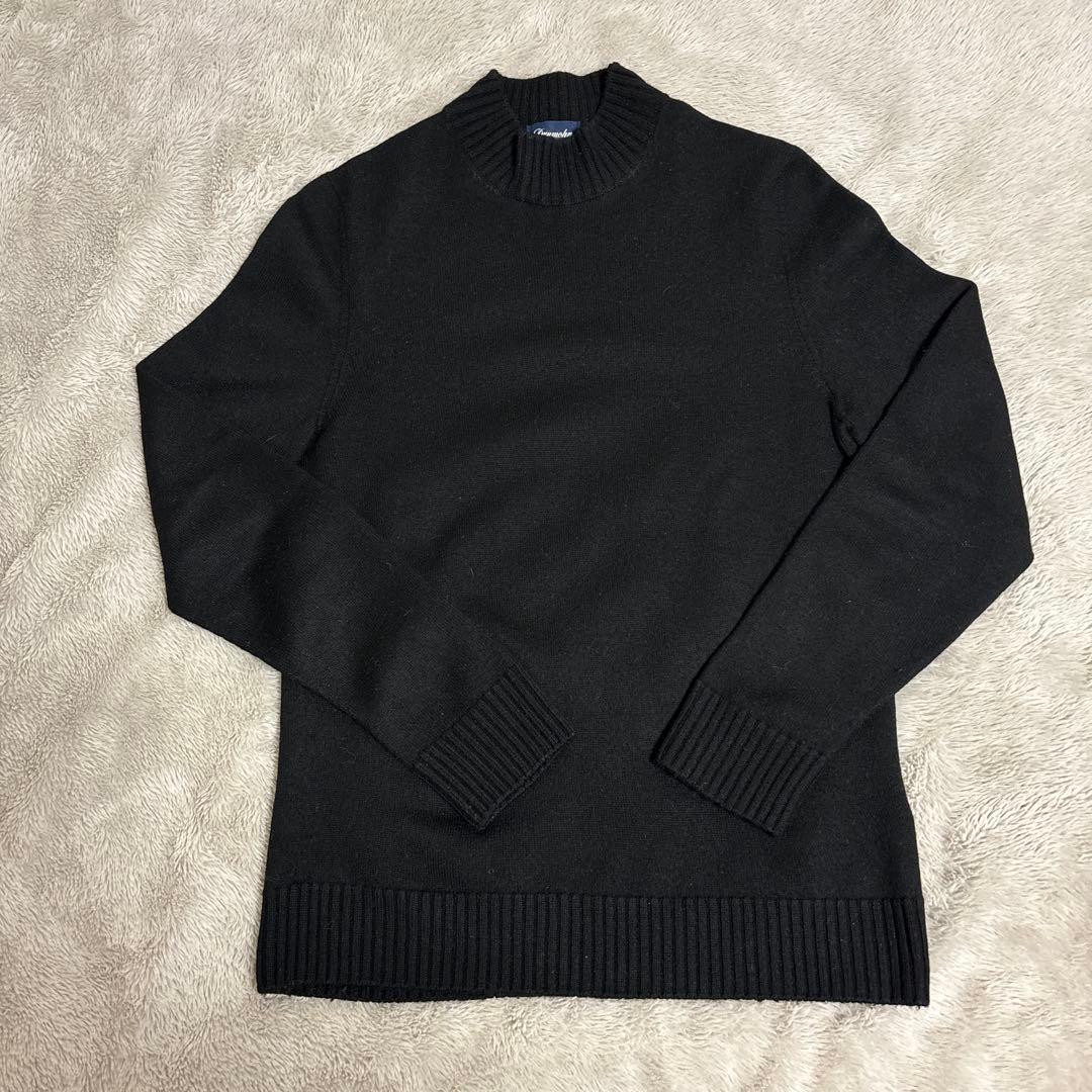 1/24まで 【美品】ドルモア／モックネックニット／ブラック／48 楽天市場】ドルモア モックネックの通販
