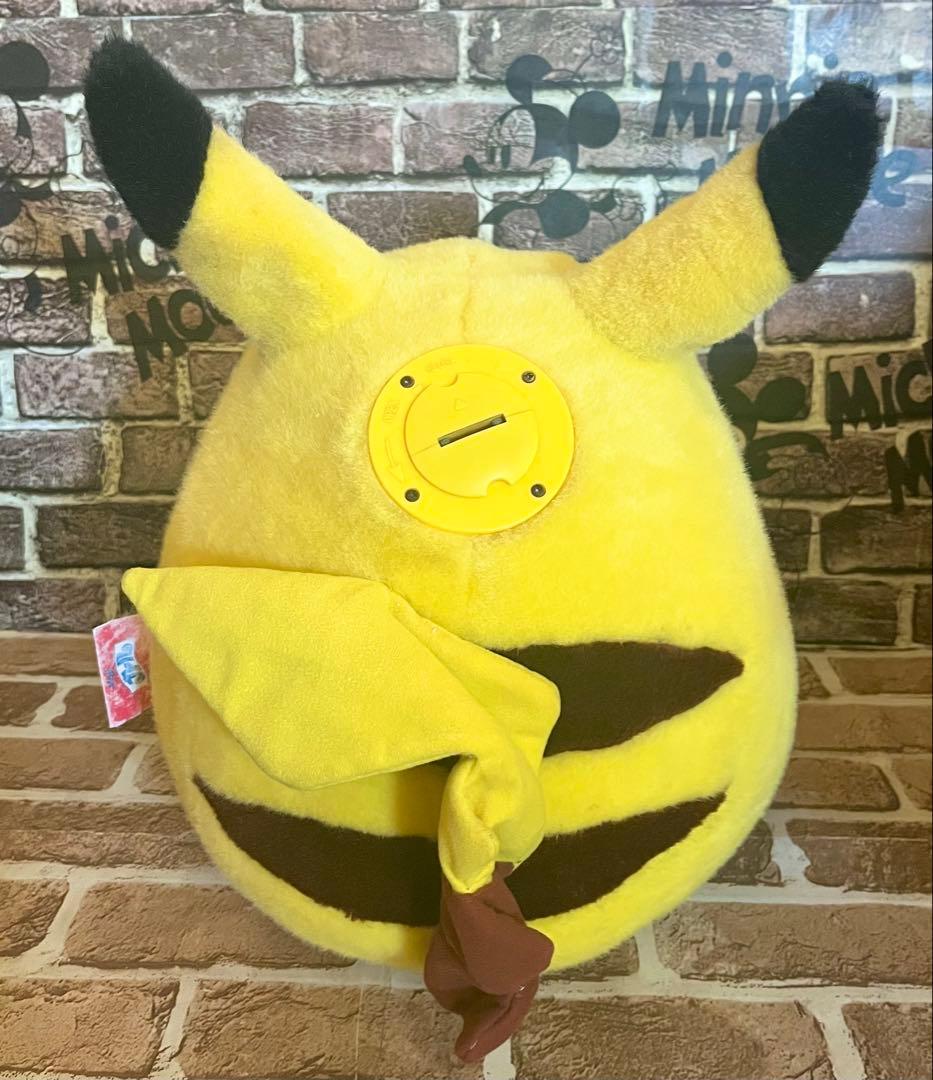 希少 ポケモン 明治 カール懸賞当選品 ピカチュウおしゃべり貯金箱