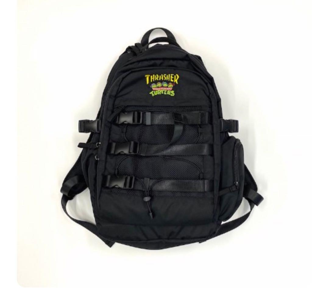 完売品】【THRASHER×ミュ－タント タ－トルズ】3ベルトデイバッグ